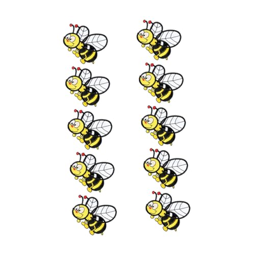 HIAKDOFT 10 Stück Teiliges Bienen Patches zum Aufbügeln und Aufnähen Niedliche DIY Kostüm Aufnäher für Kleidung Taschen Schuhe Vielseitige Stoffflicken zum Dekorieren und Reparieren HIAKDOFT 10 Stück Teiliges Bienen Patches zum Aufbügeln und Aufnähen Niedliche DIY Kostüm Aufnäher für Kleidung Taschen Schuhe Vielseitige Stoffflicken zum Dekorieren und Reparieren von HIAKDOFT