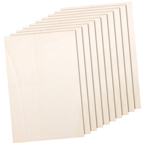 HIAKDOFT 10 Stück Teiliges Blanke Holzplatten Naturbelassene Bretter Einheitliche für DIY Basteln Malen Gravur Kreative Holzscheiben für Künstler und Heimwerker HIAKDOFT 10 Stück Teiliges Blanke Holzplatten Naturbelassene Bretter Einheitliche für DIY Basteln Malen Gravur Kreative Holzscheiben für Künstler und Heimwerker von HIAKDOFT