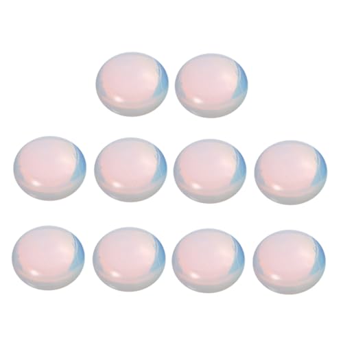 HIAKDOFT 10 Stück Teiliges DIY Opalstein Flache Rückseite Schmucksteine für Damen Handgefertigte Anhänger zum Basteln von Einzigartigem Schmuck und Accessoires HIAKDOFT 10 Stück Teiliges DIY Opalstein Flache Rückseite Schmucksteine für Damen Handgefertigte Anhänger zum Basteln von Einzigartigem Schmuck und Accessoires von HIAKDOFT