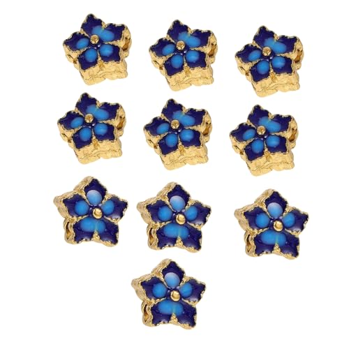 HIAKDOFT 10 Stück Teiliges Doppelseitige Fünfblättrige Blumen emaille Anhänger Schmuckperlen Langlebige DIY Schmuckdekoration für Armbänder Halsketten Basteln HIAKDOFT 10 Stück Teiliges Doppelseitige Fünfblättrige Blumen emaille Anhänger Schmuckperlen Langlebige DIY Schmuckdekoration für Armbänder Halsketten Basteln von HIAKDOFT