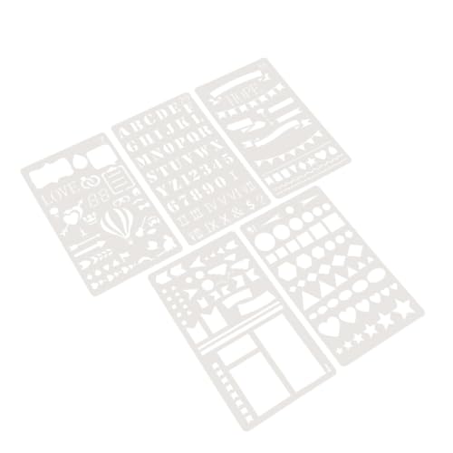 HIAKDOFT 10 Stück Teiliges Fashion Drawing Stencils aus Langlebigem Sicherem Material Kreative Hohle Mandala blumenmuster für DIY Malerei für Journaling Acrylmalerei und Bastelprojekte von HIAKDOFT
