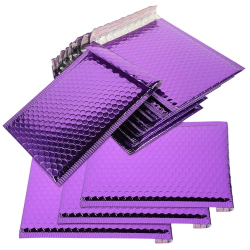 HIAKDOFT 10 Stück Teiliges Gepolsterte Versandtaschen aus Dickem Violett Aluminium membran mit Selbstklebendem Verschluss Stoßdämpfende Luftpolster umschläge für Empfindliche Produkte Wie HIAKDOFT 10 Stück Teiliges Gepolsterte Versandtaschen aus Dickem Violett Aluminium membran mit Selbstklebendem Verschluss Stoßdämpfende Luftpolster umschläge für Empfindliche Produkte Wie von HIAKDOFT