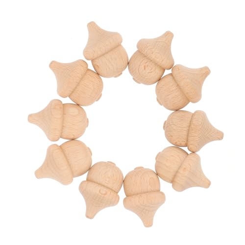 HIAKDOFT 10 Stück Teiliges Handbemalte Holz nuss spielzeuge DIY Bastelset für Malspaß Holz nüsse zum Bemalen und Kreativen Gestalten HIAKDOFT 10 Stück Teiliges Handbemalte Holz nuss spielzeuge DIY Bastelset für Malspaß Holz nüsse zum Bemalen und Kreativen Gestalten von HIAKDOFT