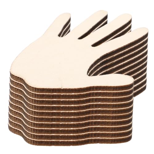 HIAKDOFT 10 Stück Teiliges Handförmiger Holz Dekorplatten für DIY Basteln und Wohnkultur Naturbelassene Holzscheiben für Kreative Holzgravur und Individuelle Bastelprojekte HIAKDOFT 10 Stück Teiliges Handförmiger Holz Dekorplatten für DIY Basteln und Wohnkultur Naturbelassene Holzscheiben für Kreative Holzgravur und Individuelle Bastelprojekte von HIAKDOFT