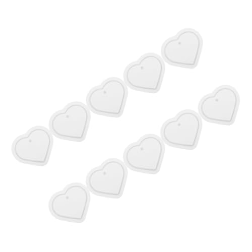 HIAKDOFT 10 Stück Teiliges Herz Silikonform Epoxidharz Gießform für DIY Schmuck Anhänger Schlüsselanhänger Weiches Langlebiges Material Einfache Entformung Romantisches Design für Bastel HIAKDOFT 10 Stück Teiliges Herz Silikonform Epoxidharz Gießform für DIY Schmuck Anhänger Schlüsselanhänger Weiches Langlebiges Material Einfache Entformung Romantisches Design für Bastel von HIAKDOFT