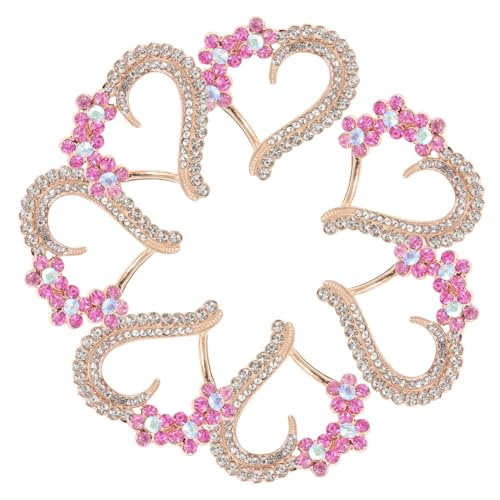 HIAKDOFT 10 Stück Teiliges Herz applikationen aus Langlebiger Legierung Dekorative Patches für Kleidung Taschen DIY Schmuck und Accessoires Einfach zu Befestigen Elegantes Design für von HIAKDOFT