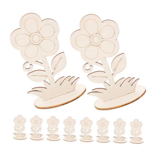 HIAKDOFT 10 Stück Teiliges Holzblumen ornamente aus Naturbelassenem Holz zum Bemalen und Basteln Unvollendete DIY Holzdeko für Kreative Handarbeit und Individuelle Raumdekoration HIAKDOFT 10 Stück Teiliges Holzblumen ornamente aus Naturbelassenem Holz zum Bemalen und Basteln Unvollendete DIY Holzdeko für Kreative Handarbeit und Individuelle Raumdekoration von HIAKDOFT