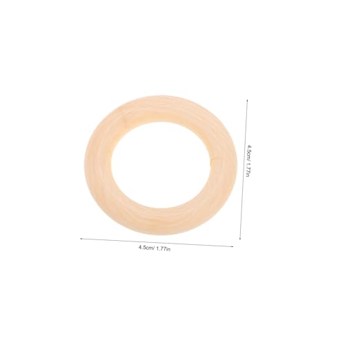 HIAKDOFT 10 Stück Teiliges Holzringe Naturbelassen Makramee Ringe Glatt für DIY Basteln Schmuckherstellung Anhänger Verbindungsringe Vielseitig Langlebig HIAKDOFT 10 Stück Teiliges Holzringe Naturbelassen Makramee Ringe Glatt für DIY Basteln Schmuckherstellung Anhänger Verbindungsringe Vielseitig Langlebig von HIAKDOFT