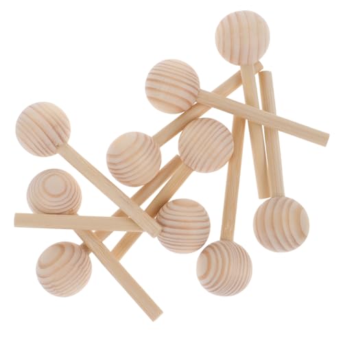 HIAKDOFT 10 Stück Teiliges Kiefernholz Rundholzstäbe Holzperlen zum Basteln DIY Holzstäbe Bastelzubehör für Kreative Handwerksprojekte und Dekorationen HIAKDOFT 10 Stück Teiliges Kiefernholz Rundholzstäbe Holzperlen zum Basteln DIY Holzstäbe Bastelzubehör für Kreative Handwerksprojekte und Dekorationen von HIAKDOFT