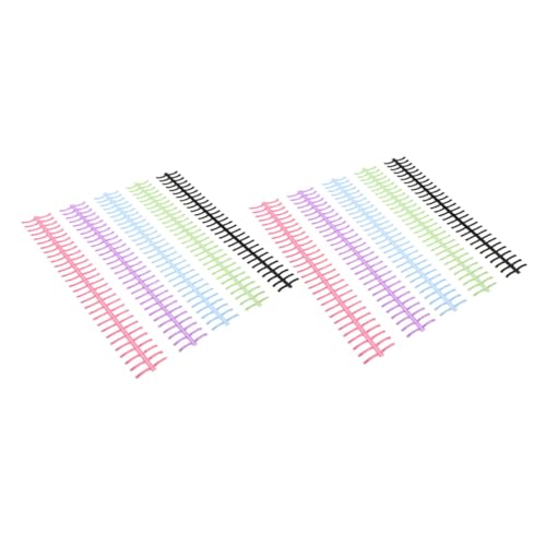 HIAKDOFT 10 Stück Teiliges Kunststoff Buchbinderinge in Farben Abnehmbare Spiralringe für Lose Glatte Oberfläche Langlebig und Handfreundlich für Notizbücher Scrapbooks Büro und Schule HIAKDOFT 10 Stück Teiliges Kunststoff Buchbinderinge in Farben Abnehmbare Spiralringe für Lose Glatte Oberfläche Langlebig und Handfreundlich für Notizbücher Scrapbooks Büro und Schule von HIAKDOFT