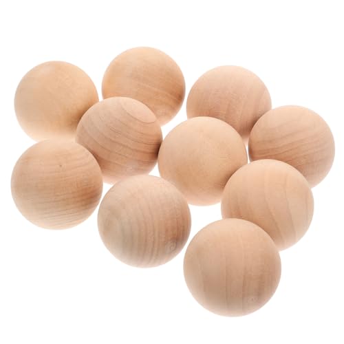 HIAKDOFT 10 Stück Teiliges Massive Holzkugeln Naturbelassen Handgefertigte DIY Holzperlen für Bastelarbeiten Bemalbar Vielseitig für Dekoration und Kreativprojekte HIAKDOFT 10 Stück Teiliges Massive Holzkugeln Naturbelassen Handgefertigte DIY Holzperlen für Bastelarbeiten Bemalbar Vielseitig für Dekoration und Kreativprojekte von HIAKDOFT