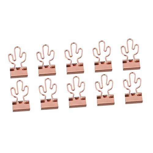 HIAKDOFT 10 Stück Teiliges Metall Binder Clips in Roségold Vielseitige Büroklammern für Dokumentenorganisation Stabile Klemmen für Papier Notizen und Rechnungen für Schule Büro und Zuhause HIAKDOFT 10 Stück Teiliges Metall Binder Clips in Roségold Vielseitige Büroklammern für Dokumentenorganisation Stabile Klemmen für Papier Notizen und Rechnungen für Schule Büro und Zuhause von HIAKDOFT