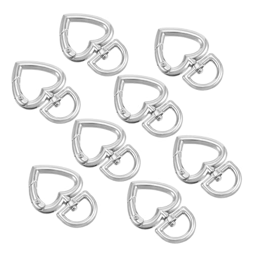 HIAKDOFT 10 Stück Teiliges Metall Schlüsselanhänger Zubehör Herzform Anhänger DIY Schmuckherstellung Bag Accessoire Langlebig Glänzend Vielseitig für Rucksack Schlüssel Handy Deko HIAKDOFT 10 Stück Teiliges Metall Schlüsselanhänger Zubehör Herzform Anhänger DIY Schmuckherstellung Bag Accessoire Langlebig Glänzend Vielseitig für Rucksack Schlüssel Handy Deko von HIAKDOFT