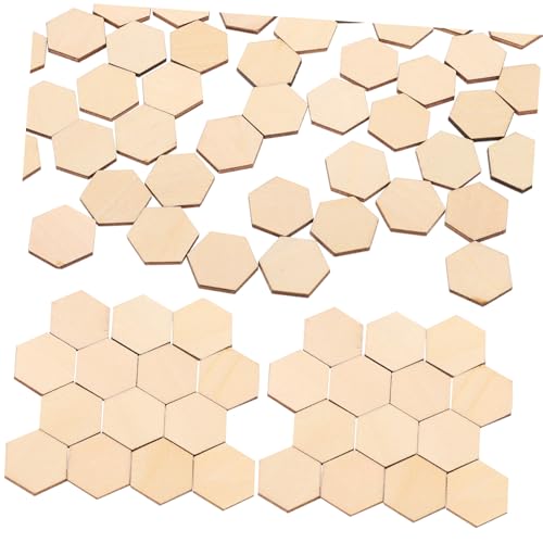 HIAKDOFT 100 Stück Buchenholz Sechseckige Holzornamente Zum Basteln Dekorationen Für Hochzeit Geburtstag Weihnachten DIY Handwerk Zubehör HIAKDOFT 100 Stück Buchenholz Sechseckige Holzornamente Zum Basteln Dekorationen Für Hochzeit Geburtstag Weihnachten DIY Handwerk Zubehör von HIAKDOFT