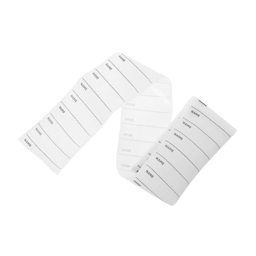 HIAKDOFT 100 Stück Bügelfähige Namensetiketten für Kleidung Kleine Blanko Textiletiketten aus Polyester baumwoll mischung Waschbeständig und Strapazierfähig DIY Beschreibbare HIAKDOFT 100 Stück Bügelfähige Namensetiketten für Kleidung Kleine Blanko Textiletiketten aus Polyester baumwoll mischung Waschbeständig und Strapazierfähig DIY Beschreibbare von HIAKDOFT