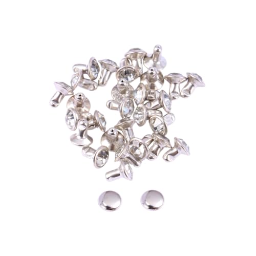 HIAKDOFT 100 Stück Bunte Diamant Schmucksteine mit Silberrand Exzellenter Schliff Vielseitige Strasssteine für Kleidung Schmuckkunst Design DIY Bekleidungs und Schmuckzubehör von HIAKDOFT