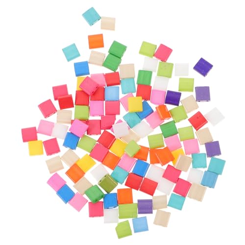 HIAKDOFT 100 Stück Bunte Quadratische Glasperlen mit Zwei Löchern für DIY Schmuckherstellung Armband und Halskettenbasteln Vielseitige Farben für Kreative Bastelprojekte HIAKDOFT 100 Stück Bunte Quadratische Glasperlen mit Zwei Löchern für DIY Schmuckherstellung Armband und Halskettenbasteln Vielseitige Farben für Kreative Bastelprojekte von HIAKDOFT