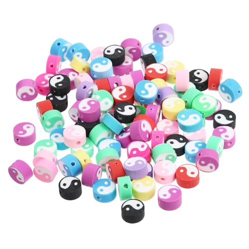 HIAKDOFT 100 Stück Bunte Spacer Perlen DIY Schmuck Bastelperlen für Armband Halskette Kreative Schmuckherstellung Leicht und Langlebig HIAKDOFT 100 Stück Bunte Spacer Perlen DIY Schmuck Bastelperlen für Armband Halskette Kreative Schmuckherstellung Leicht und Langlebig von HIAKDOFT