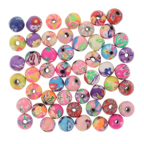 HIAKDOFT 100 Stück DIY Perlen Polymer Clay Schmuckperlen für Armbänder Basteln Schmuckherstellung Bunte Lose Bastelperlen Zubehör Zufällige Farbe Zufällige Farbe HIAKDOFT 100 Stück DIY Perlen Polymer Clay Schmuckperlen für Armbänder Basteln Schmuckherstellung Bunte Lose Bastelperlen Zubehör Zufällige Farbe Zufällige Farbe von HIAKDOFT