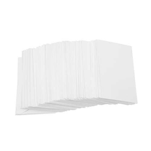 HIAKDOFT 100 Stück Dicke Weiße Leere Kartenumschläge aus Papier Multifunktionale Briefumschläge für Postkarten Dokumente Projektmappen und Kleine Papiertaschen HIAKDOFT 100 Stück Dicke Weiße Leere Kartenumschläge aus Papier Multifunktionale Briefumschläge für Postkarten Dokumente Projektmappen und Kleine Papiertaschen von HIAKDOFT