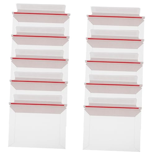 HIAKDOFT 100 Stück Grauweiße Dicke Papierumschläge mit Selbstklebendem Verschluss Flache Briefumschläge für Dokumentenversand Fotos DIY bedruckung Stabile Versandtaschen für Postkarten und HIAKDOFT 100 Stück Grauweiße Dicke Papierumschläge mit Selbstklebendem Verschluss Flache Briefumschläge für Dokumentenversand Fotos DIY bedruckung Stabile Versandtaschen für Postkarten und von HIAKDOFT