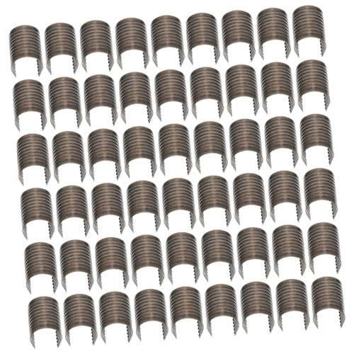 HIAKDOFT 100 Stück Lederband Kordelclips Faltbare Schnurverschlüsse Mittelgroß Robust für Schmuckherstellung Taschen DIY Endkappen Verschlüsse HIAKDOFT 100 Stück Lederband Kordelclips Faltbare Schnurverschlüsse Mittelgroß Robust für Schmuckherstellung Taschen DIY Endkappen Verschlüsse von HIAKDOFT