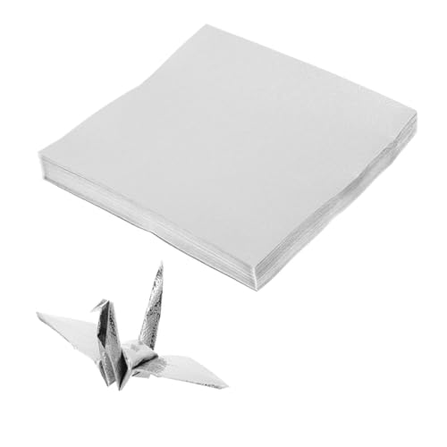 HIAKDOFT 100 Stück Quadratisches Einseitiges Perlmutt faltpapier für DIY Origami Basteln Scrapbooking Kinderhandwerk HIAKDOFT 100 Stück Quadratisches Einseitiges Perlmutt faltpapier für DIY Origami Basteln Scrapbooking Kinderhandwerk von HIAKDOFT