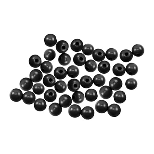 HIAKDOFT 100 Stück Runde Schwarze Natur holzperlen für DIY Schmuckherstellung Langlebige und Tragbare Holzkugeln Auffädeln für Armbänder und Bastelarbeiten HIAKDOFT 100 Stück Runde Schwarze Natur holzperlen für DIY Schmuckherstellung Langlebige und Tragbare Holzkugeln Auffädeln für Armbänder und Bastelarbeiten von HIAKDOFT