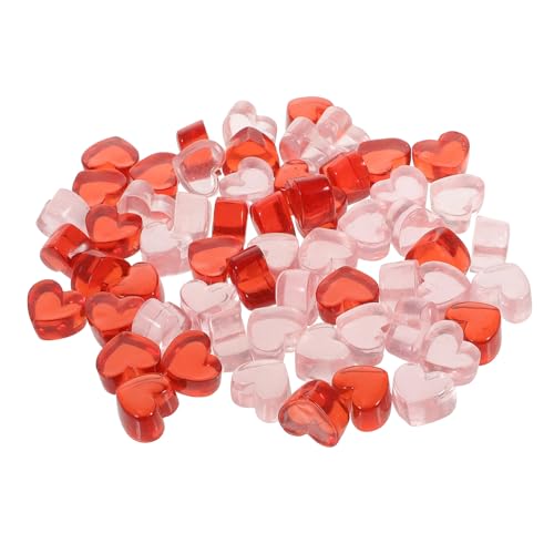 HIAKDOFT 100 Stück Teiliges Resin Herz Charms Bunte Miniatur DIY Herzperlen für Schmuckherstellung Vase Füller Deko Valentinstag Hochzeit Party Zubehör HIAKDOFT 100 Stück Teiliges Resin Herz Charms Bunte Miniatur DIY Herzperlen für Schmuckherstellung Vase Füller Deko Valentinstag Hochzeit Party Zubehör von HIAKDOFT