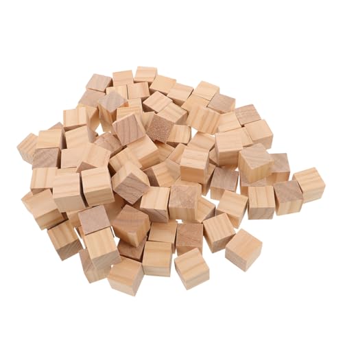 HIAKDOFT 100 Stück Teiliges Unbeschichtete Quadratische Holzwürfel Naturbelassene Holzbausteine für DIY Bastelprojekte Pädagogische Aktivitäten und Kreative Holzhandwerke Zuhause Schule HIAKDOFT 100 Stück Teiliges Unbeschichtete Quadratische Holzwürfel Naturbelassene Holzbausteine für DIY Bastelprojekte Pädagogische Aktivitäten und Kreative Holzhandwerke Zuhause Schule von HIAKDOFT