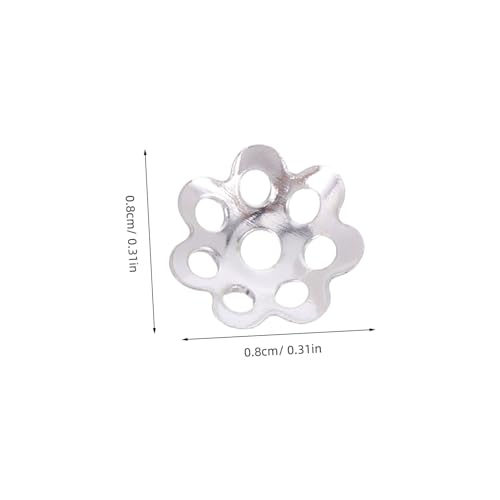 HIAKDOFT 1000 Stück Eisendornkappen für Schmuckherstellung Blütenförmige Hohlperlenendkappen Glänzende Metallzwischenstücke Diy Armband Halskette Zubehör für Bastelprojekte und Festliche HIAKDOFT 1000 Stück Eisendornkappen für Schmuckherstellung Blütenförmige Hohlperlenendkappen Glänzende Metallzwischenstücke Diy Armband Halskette Zubehör für Bastelprojekte und Festliche von HIAKDOFT