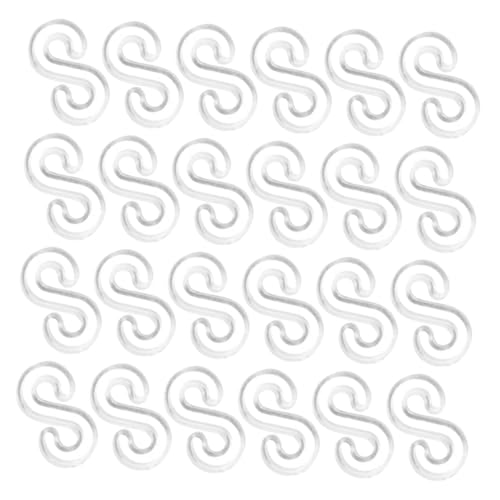 HIAKDOFT 1000 Stück Transparente Kunststoff S Clips Loom Armband Verschlüsse Praktische Gummiband Verbinder für DIY Armband Zubehör und Basteln HIAKDOFT 1000 Stück Transparente Kunststoff S Clips Loom Armband Verschlüsse Praktische Gummiband Verbinder für DIY Armband Zubehör und Basteln von HIAKDOFT