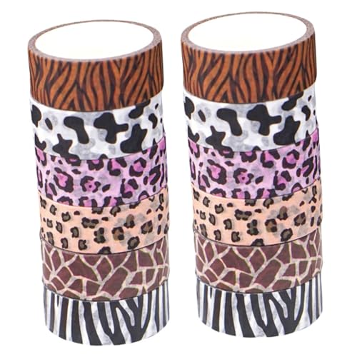 HIAKDOFT 12 Rollen Washi Tape mit Tiermustern Dekoratives Geschenkband Vielseitig für Scrapbooking DIY Bastelprojekte und Geschenkverpackungen Lang Genug zum Individuellen Zuschneiden für HIAKDOFT 12 Rollen Washi Tape mit Tiermustern Dekoratives Geschenkband Vielseitig für Scrapbooking DIY Bastelprojekte und Geschenkverpackungen Lang Genug zum Individuellen Zuschneiden für von HIAKDOFT