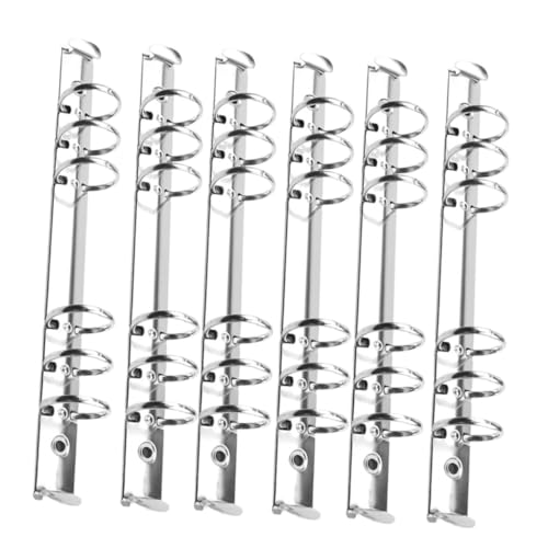 HIAKDOFT 12 Stück Teiliges Metall Buchring Ringordner Ringe Silber für Büro Schule Scrapbook Lose Organizer Langlebig Leicht Tragbar HIAKDOFT 12 Stück Teiliges Metall Buchring Ringordner Ringe Silber für Büro Schule Scrapbook Lose Organizer Langlebig Leicht Tragbar von HIAKDOFT
