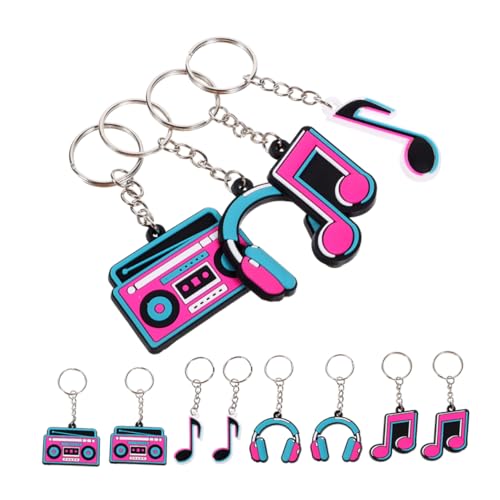 HIAKDOFT 12-Teiliges Set Schlüsselanhänger mit Musiknoten Notizen Musiknotenparty musiknoten Kind Schlüsselbund Gastgeschenke zum Thema Musik Partydekorationen zum Thema Musik PVC HIAKDOFT 12-Teiliges Set Schlüsselanhänger mit Musiknoten Notizen Musiknotenparty musiknoten Kind Schlüsselbund Gastgeschenke zum Thema Musik Partydekorationen zum Thema Musik PVC von HIAKDOFT