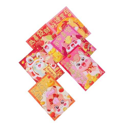 HIAKDOFT 120 Stück Pferd Rote Umschläge Lunar Year Hongbao Frühling Fest Geldumschläge für Chinesisches Neujahr Stabile Papierqualität Traditionelle Glücksbringer HIAKDOFT 120 Stück Pferd Rote Umschläge Lunar Year Hongbao Frühling Fest Geldumschläge für Chinesisches Neujahr Stabile Papierqualität Traditionelle Glücksbringer von HIAKDOFT