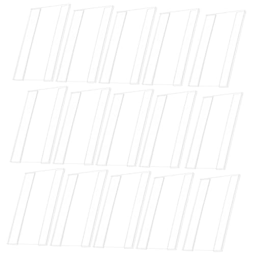 HIAKDOFT 15 Stück Teiliges Transparente Preisschildhalter aus Acryl Einfache Befestigung Langlebig und Praktisch für Regalbeschilderung im Einzelhandel Geeignet für Supermarkt HIAKDOFT 15 Stück Teiliges Transparente Preisschildhalter aus Acryl Einfache Befestigung Langlebig und Praktisch für Regalbeschilderung im Einzelhandel Geeignet für Supermarkt von HIAKDOFT