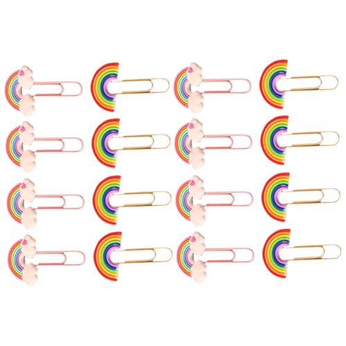 HIAKDOFT 16 Stück Teiliges Bunte Büroklammern aus PVC Material Starke Klammerkraft Vielseitig Einsetzbar als Lesezeichen und Dokumentenclips für Büro Schule und Zuhause HIAKDOFT 16 Stück Teiliges Bunte Büroklammern aus PVC Material Starke Klammerkraft Vielseitig Einsetzbar als Lesezeichen und Dokumentenclips für Büro Schule und Zuhause von HIAKDOFT