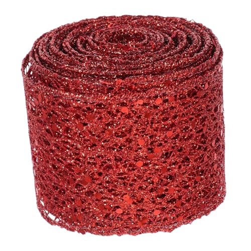 HIAKDOFT 1Rolle Dekoratives Geschenkband mit Drahtkante Breit Yards für Feiertagsdekoration Bastelarbeiten und Geschenkverpackungen HIAKDOFT 1Rolle Dekoratives Geschenkband mit Drahtkante Breit Yards für Feiertagsdekoration Bastelarbeiten und Geschenkverpackungen von HIAKDOFT