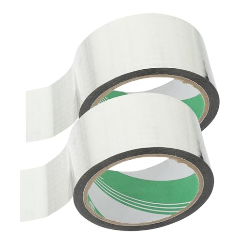 HIAKDOFT 2 Rollen Reflektierendes Geschenkband Prismendesign DIY Dekoratives Verpackungsband Vielseitig für Basteln Partydeko Planer und Geschenke von HIAKDOFT