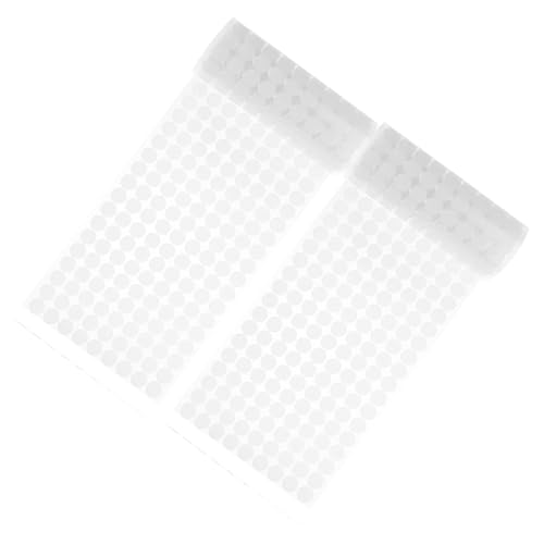 HIAKDOFT 2 Rollen Selbstklebende Ablösbare Klebe Punkte DIY Aufkleber Vielseitig Haftende Klebepunkte für Basteln Dekoration Papier Kunststoff Leder Hochzeit und Büro von HIAKDOFT