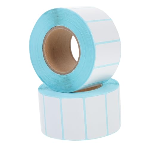 HIAKDOFT 2 Rollen Weiße Etiketten Selbstklebend Wasserfest Kratzfest für Versand Adressetiketten Beschriftbar Multifunktional Büro Zuhause HIAKDOFT 2 Rollen Weiße Etiketten Selbstklebend Wasserfest Kratzfest für Versand Adressetiketten Beschriftbar Multifunktional Büro Zuhause von HIAKDOFT