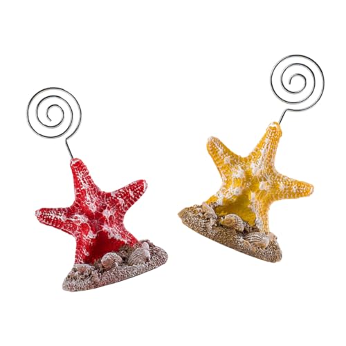 HIAKDOFT 2 STÜCK Teiliges Memo Stand Clamp Meerestier Design Seestern Notizhalter Tischdekoration für Büro Zuhause Hochzeit Party Vielseitiger Foto und Notizclip HIAKDOFT 2 STÜCK Teiliges Memo Stand Clamp Meerestier Design Seestern Notizhalter Tischdekoration für Büro Zuhause Hochzeit Party Vielseitiger Foto und Notizclip von HIAKDOFT