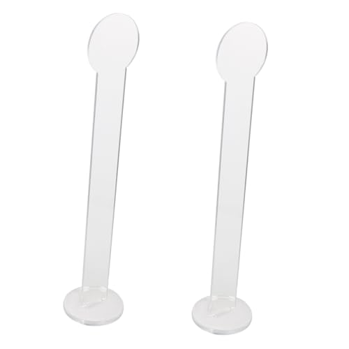 HIAKDOFT 2 Sätze Transparenter Acryl Klebebandhalter Langlebige DIY Aufbewahrung für Klebeband Praktisches Acryl Display Regal für Schreibtisch und Büro Einfach zu Reinigen und Stabil von HIAKDOFT