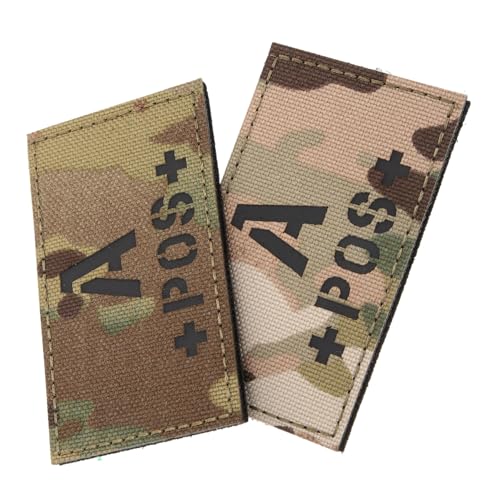 HIAKDOFT 2 Stück Camouflage Blutgruppen patch Reflektierend mit Klebeverschluss Robuste Ir erkennungsmarke für Nachteinsätze für Uniformen Ausrüstung Taschen Militärische Kennzeichnung HIAKDOFT 2 Stück Camouflage Blutgruppen patch Reflektierend mit Klebeverschluss Robuste Ir erkennungsmarke für Nachteinsätze für Uniformen Ausrüstung Taschen Militärische Kennzeichnung von HIAKDOFT