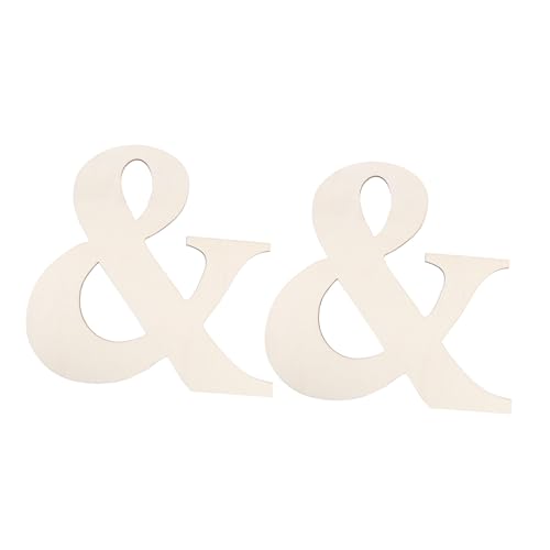 HIAKDOFT 2 Stück DIY Holzbuchstaben aus Natürlichem Holz Glatte Oberfläche zum Bemalen und Basteln Vielseitige Deko Buchstaben für Wand Restaurant Kreative Holzanhänger HIAKDOFT 2 Stück DIY Holzbuchstaben aus Natürlichem Holz Glatte Oberfläche zum Bemalen und Basteln Vielseitige Deko Buchstaben für Wand Restaurant Kreative Holzanhänger von HIAKDOFT