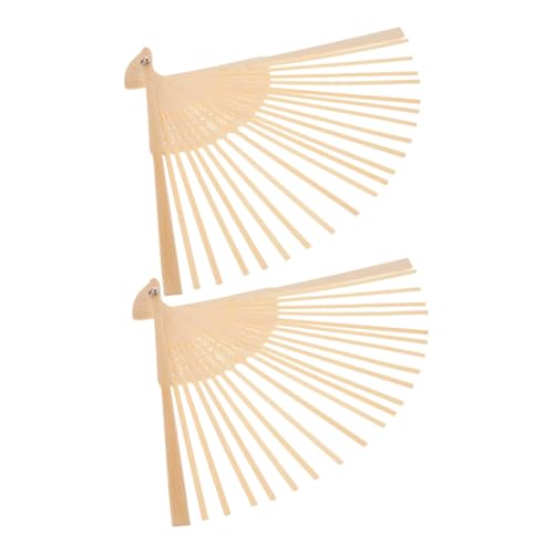 HIAKDOFT 2 Stück Faltfächer Holz für DIY Handfächer im Japanischen Stil Tragbare und Faltbare Bastelmaterialien für Hochzeiten Festivals und Tanzveranstaltungen HIAKDOFT 2 Stück Faltfächer Holz für DIY Handfächer im Japanischen Stil Tragbare und Faltbare Bastelmaterialien für Hochzeiten Festivals und Tanzveranstaltungen von HIAKDOFT