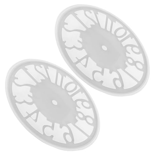 HIAKDOFT 2 Stück Flexible Silikon Uhrenform für DIY Uhrzifferblätter Langlebig Fein Verarbeitet Wiederverwendbar für Epoxidharz Bastelprojekte und Kreative Uhrengestaltung HIAKDOFT 2 Stück Flexible Silikon Uhrenform für DIY Uhrzifferblätter Langlebig Fein Verarbeitet Wiederverwendbar für Epoxidharz Bastelprojekte und Kreative Uhrengestaltung von HIAKDOFT