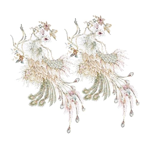 HIAKDOFT 2 Stück Großflächige Bestickte Vogel Applikationen Chinesischer Stil Langlebige Tierpatches zum Aufnähen für Kleidung DIY Nähen Zubehör HIAKDOFT 2 Stück Großflächige Bestickte Vogel Applikationen Chinesischer Stil Langlebige Tierpatches zum Aufnähen für Kleidung DIY Nähen Zubehör von HIAKDOFT