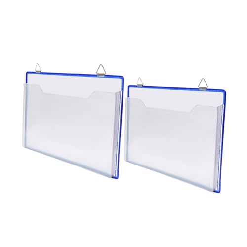 HIAKDOFT 2 Stück Hängende Dokumententasche Transparente Kunststoff Wand organizer für Büro Verschleißfest Stabil und Übersichtlich zur Aktenaufbewahrung und Papierorganisation HIAKDOFT 2 Stück Hängende Dokumententasche Transparente Kunststoff Wand organizer für Büro Verschleißfest Stabil und Übersichtlich zur Aktenaufbewahrung und Papierorganisation von HIAKDOFT